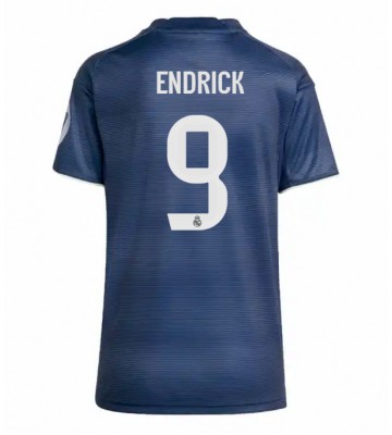 Real Madrid Endrick #9 Replik Auswärtstrikot Damen 2025-26 Kurzarm